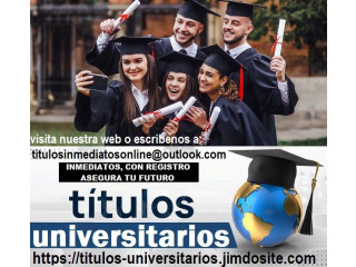 TITULOS UNIVERSITARIOS DE TODO ESPAÑA ONLINE