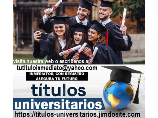 Titulos universitarios de España y tambien de America del Sur